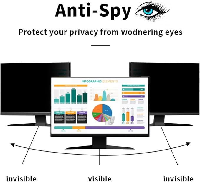 34 Inch Computer Privacy Screen - Image 5