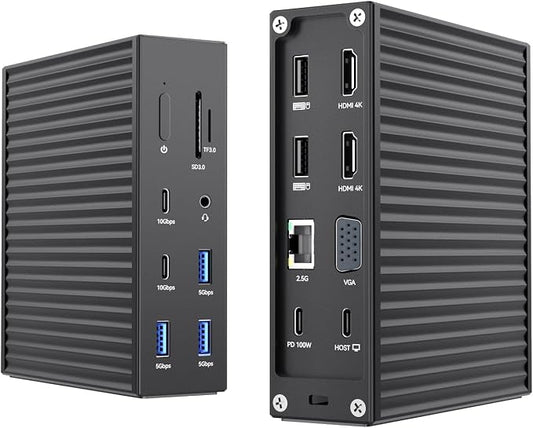 ACASIS USB C Docking Station Dual Monitor, 16-in-1 Laptpop Docking Station by ACASIS