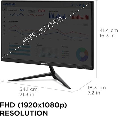 ViewSonic VX2428A 24 Inch 1080p 0.5ms 180Hz IPS Gaming Monitor - Image 5