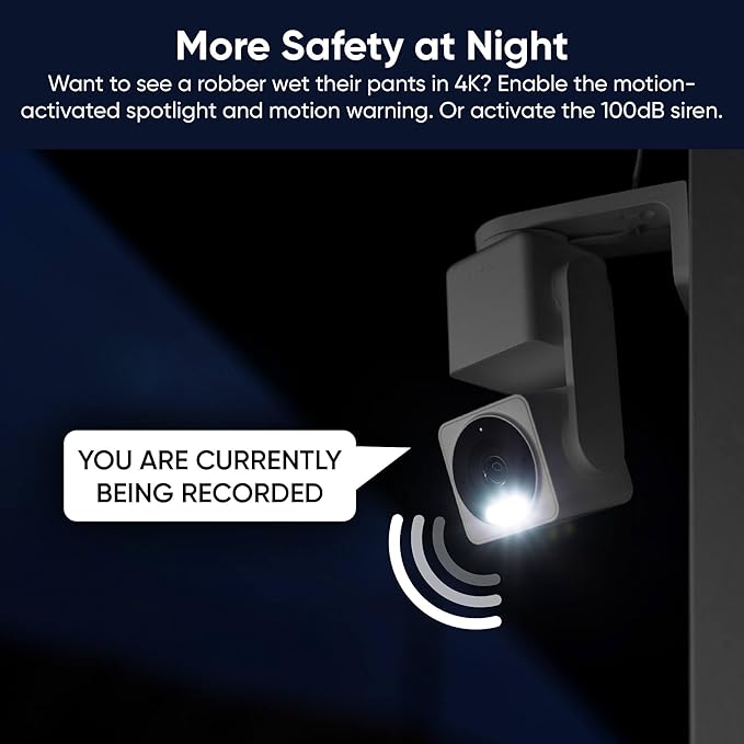 WYZE Cam Pan v4, 4K Smart Home Security Camera System, AI Indoor/Outdoor Monitor - Image 7