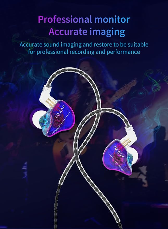 YINYOO KBEAR Storm Earphones in Ear Monitor - Image 3