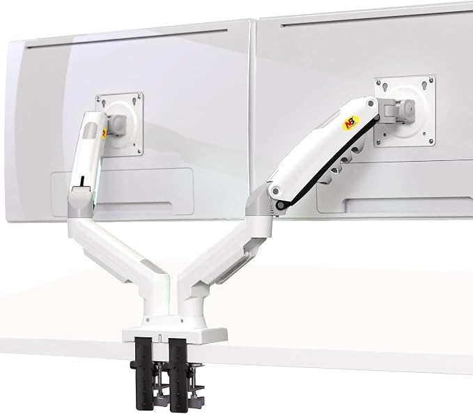 NB North Bayou Dual Monitor Desk Mount Stand Full Motion Swivel Computer by NBNorthBayou