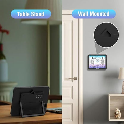 Raddy VP7 Wi-Fi Weather Station, 15-in-1 Wireless Weather Station Indoor Outdoor - Image 8