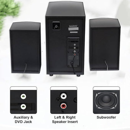 Boytone BT-326F, 2.1 Bluetooth Powerful Home Theater Speaker System, - Image 5