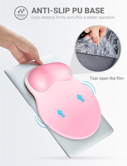 Ergonomic Mouse Pad Wrist Support, Comfortable Mouse Pad Wrist Rest, Relieve - Image 6