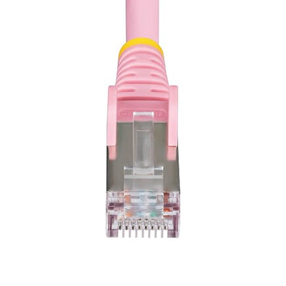 StarTech.com 1ft Pink CAT6a Ethernet Cable, Snagless RJ45, 100W PoE++, 27AWG - Image 4