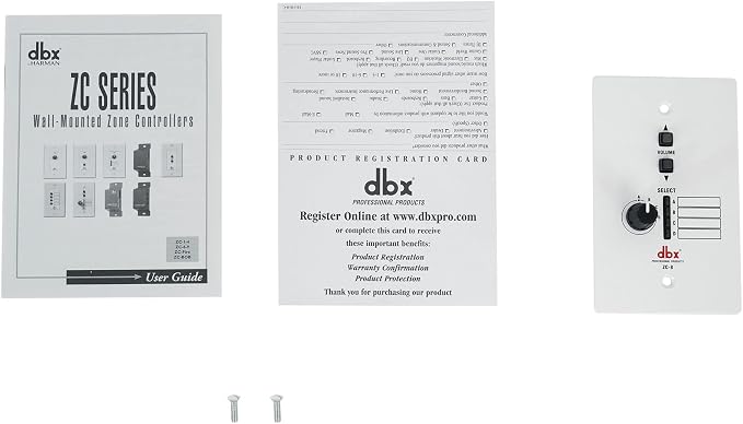 dbx ZC-8 Wall-Mounted Zone Controller - Image 3