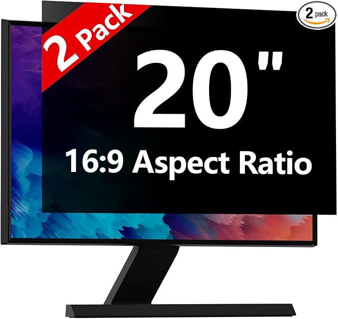 【2-Pack】 20 Inch Computer Privacy Screen by RedANGEL