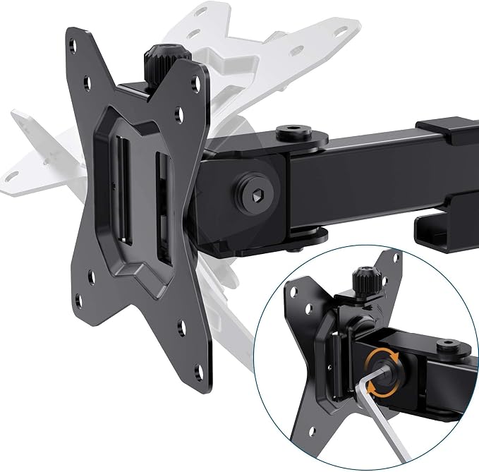 HUANUO 32 inches Dual Monitor Stand up to 17.6lbs per Arm, High-Grade Aluminum - Image 8