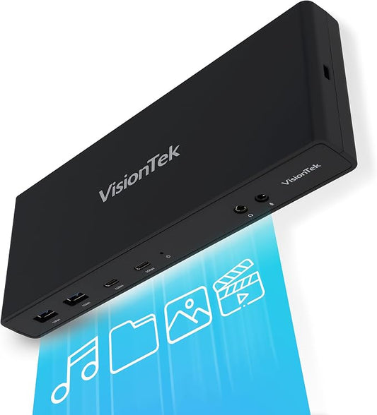VisionTek VT4510 Universal USB Dual Monitor Docking Station by VisionTek