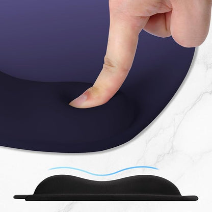 ITNRSIIET Ergonomic Mouse Pad, Cushioned Gel Wrist Rest, Non-Slip Base - Image 4