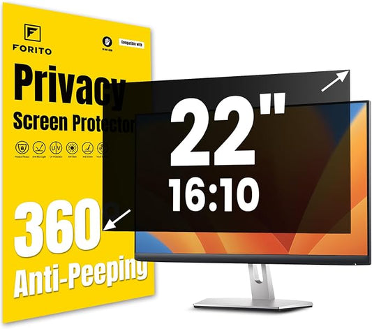 F FORITO 22 Inch 16:10 360°Privacy Screen Protector by FFORITO