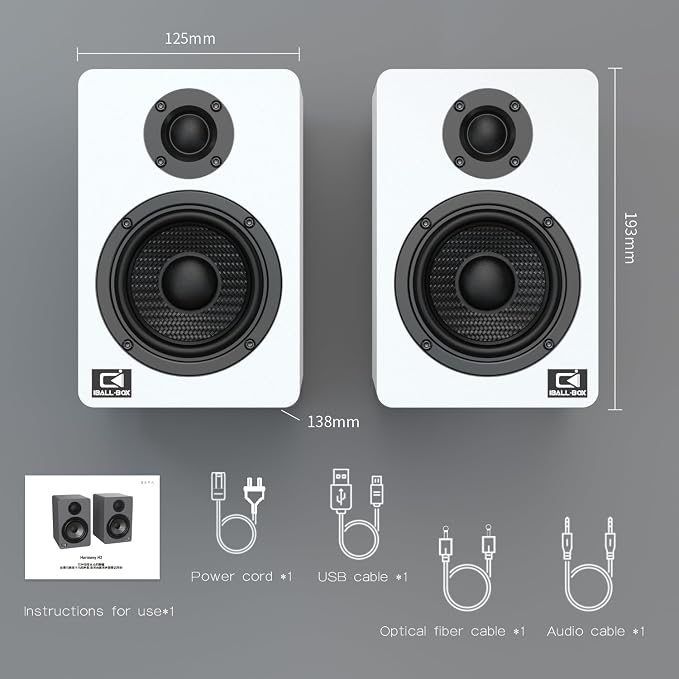 Harmony H2 60W Desktop Speakers - Image 7