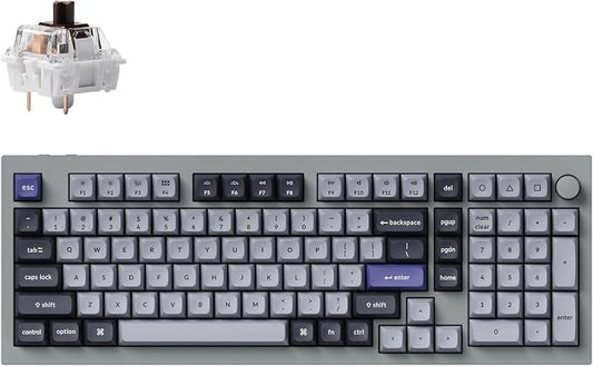 Keychron Q5 Pro QMK/VIA Wireless Custom Mechanical Keyboard, 96% Layout by Keychron