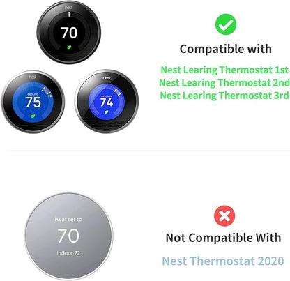 Compatible with Google Thermostat 1st/2nd/3rd Wall Plate Cover - Image 2