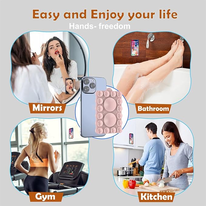 Silicone Suction Phone Holder Mount, Silicon Adhesive Phone Accessory - Image 8