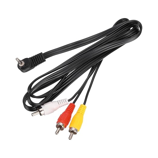 MECCANIXITY TRRS3.5mm Male Right Angle to Gold Plating RCA Jack Cable 1.2 M/4 by MECCANIXITY