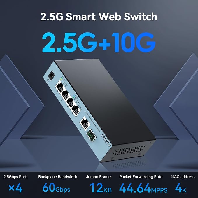 SODOLA 2.5Gb Easy Web Managed Switch - Image 4