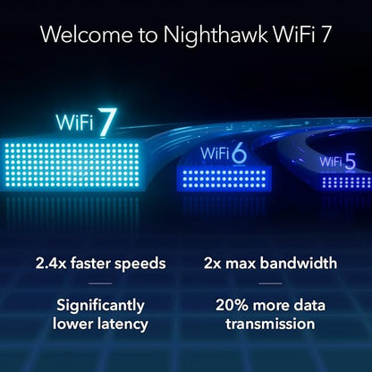 NETGEAR RS300-100NAR Nighthawk RS300 Tri-Band WiFi 7 Router, Wireless Speed Up - Image 8