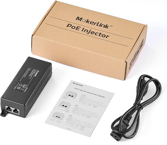 MokerLink Gigabit PoE Injector, 802.3af/at/bt 60W, 10/100/1000Mbps Ethernet - Image 8