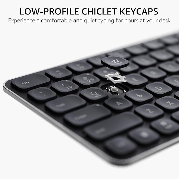Rapoo 9010M Multi-Device Keyboard and Mouse Combo, 2.4GHz/Bluetooth 5.0/4.0 - Image 4
