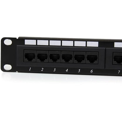 StarTech.com 24 Port 1U Rackmount Cat 6 110 Patch Panel - Image 4