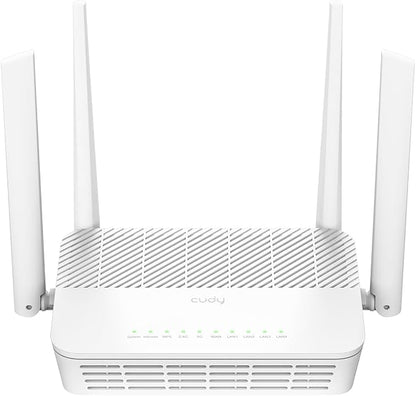 Cudy WR3000S AX3000 Dual Band WiFi 6 Mesh Router, 5 Gigabit Ethernet RJ45 Ports by Cudy