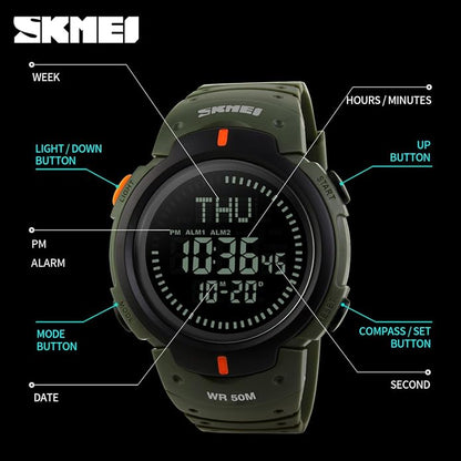 Men’s Military Sports Digital Watch - Image 7