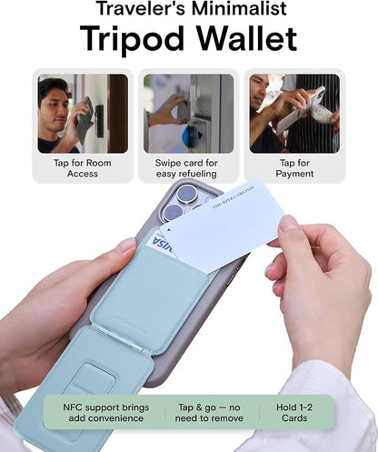 MOFT Phone Tripod Wallet for iPhone, Mulit-Angles, Lightweight Phone Stand - Image 4