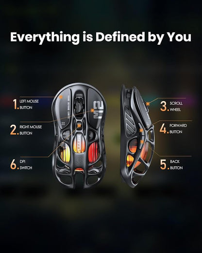 GravaStar Mercury M2 Wireless Gaming Mouse - Image 7