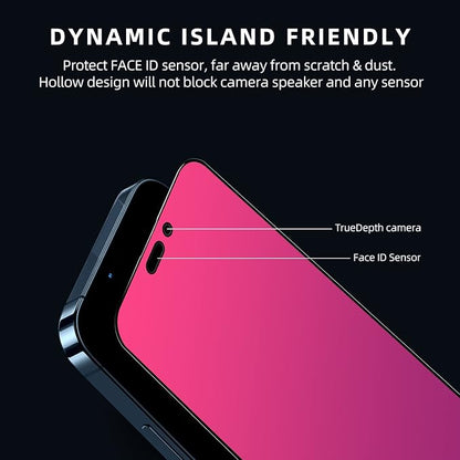EGKimBa for iPhone Air Privacy Screen Protector, Gradient Color Tempered Glass - Image 6