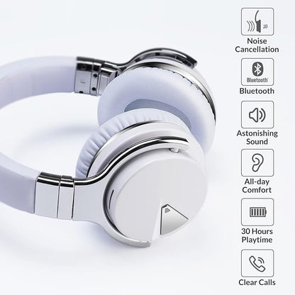 Silensys E7 Active Noise Cancelling Headphones Bluetooth Headphones - Image 2