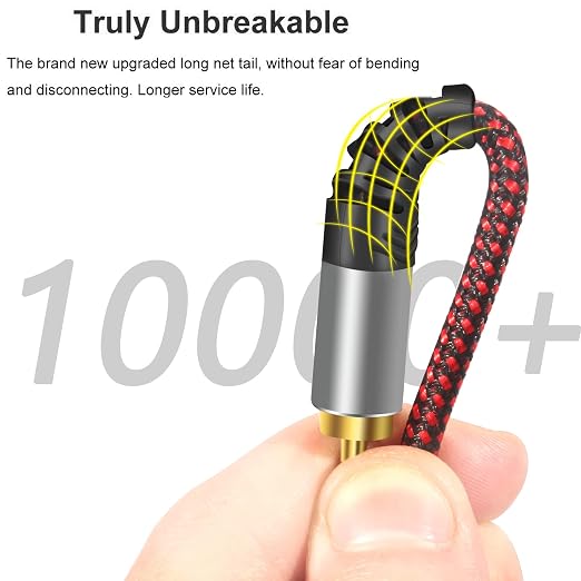 RCA Cable 40Ft, 2Rca Male to 2-RCA Male Audio Stereo Subwoofer Cable - Image 3