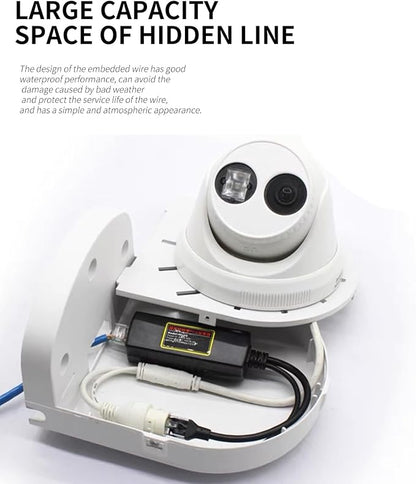 Indoor Outdoor Camera Bracket ABS Plastic Wall Mount L-Shaped Bracket - Image 2