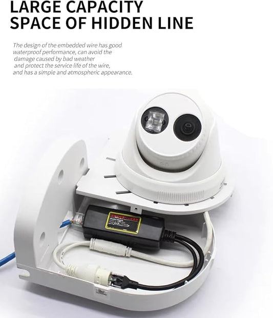 Indoor Outdoor Camera Bracket ABS Plastic Wall Mount L-Shaped Bracket - Image 2