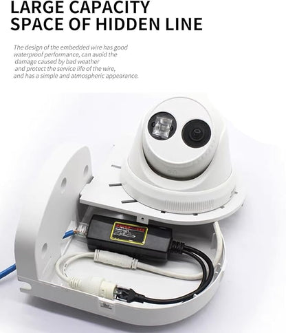 Indoor Outdoor Camera Bracket ABS Plastic Wall Mount L-Shaped Bracket - Image 7