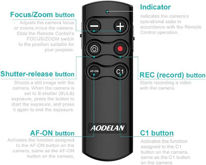 AODELAN Camera Remote Control Remote Shutter Commander - Image 7