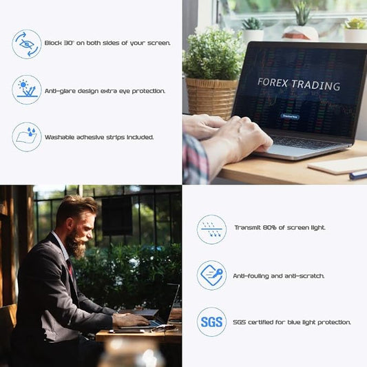 Computer Privacy Screen Filter for Widescreen Monitor - Image 2