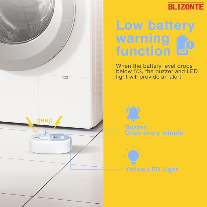 Water Leak Detector, 5-Year Battery Life, Water Alarm - Image 6