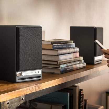 Audioengine HD4 24 Bit Bluetooth Bookshelf Speakers - Image 4