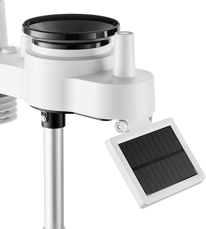 VEVOR 7-in-1 Wi-Fi Weather Station, 7-Inch TFT Display, Wireless Solar Powered - Image 14