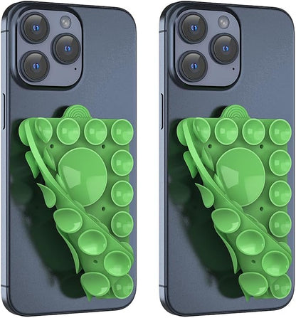 Double Sided Silicone Suction Phone Holder Mount, Compatible by ZYCCER