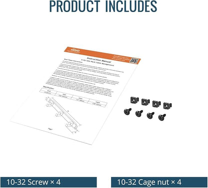 Tecmojo 2 Pack 0.5U Horizontal Cable Manager - Image 7