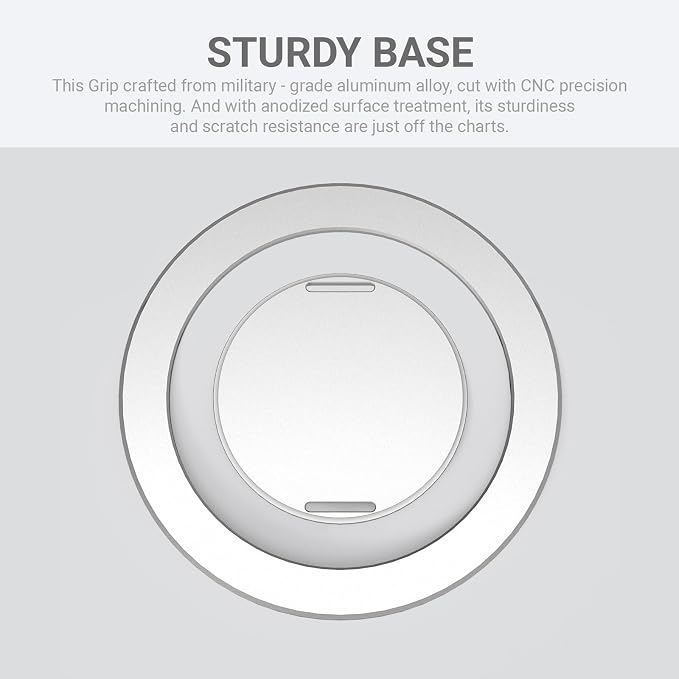 Grat 3 Lite Magnetic Phone Loop, 360° Rotatable Phone Grip, Detachable Finger - Image 6