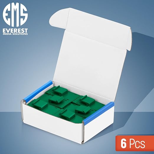 Everest RJ45 CAT6 Keystone Coupler in Green - Image 2