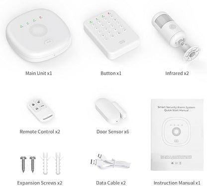 PGST Home Security Systems 12-Piece Kit, WiFi+GSM/4G - Image 8