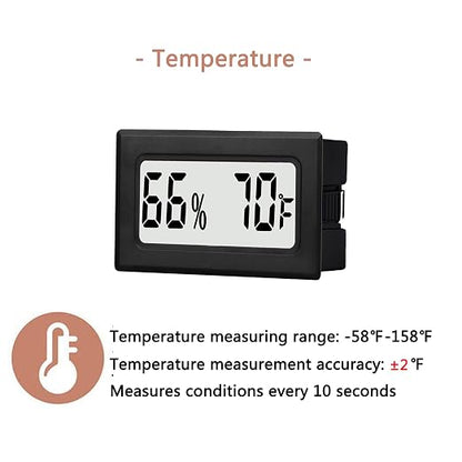 6 Pack Mini Small Digital Hygrometer Thermometer Indoor Temperature and - Image 4