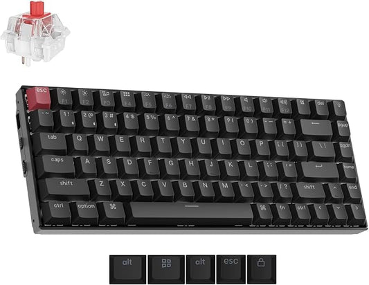 Keychron K2 75% Layout QMK Wireless and Wired Options Mechanical Keyboard Super by Keychron