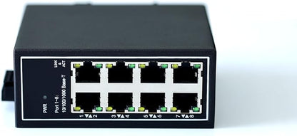 WDH-8GT-DC 10/100/1000Mbps Unmanaged 8-Port Gigabit Industrial Ethernet Switches - Image 3