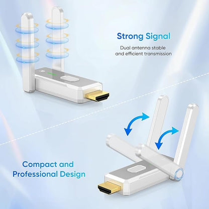 Wireless HDMI Transmitter and 4 Receivers 500FT/150M, 2.4G+5G Plug & Play - Image 6